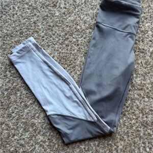 Lululemon Speed Wunder Tight Asym Half Moon Light Chrome Size 4.. 28”